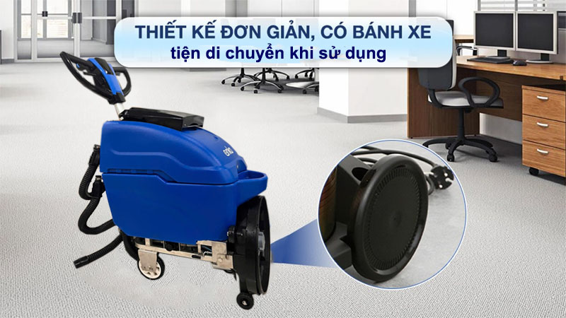 Máy chà sàn liên hợp đẩy tay dùng điện Anko 2A - Hàng chính hãng