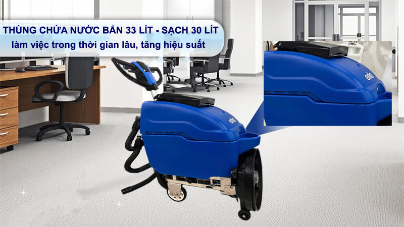 Máy chà sàn liên hợp đẩy tay dùng điện Anko 2A - Hàng chính hãng
