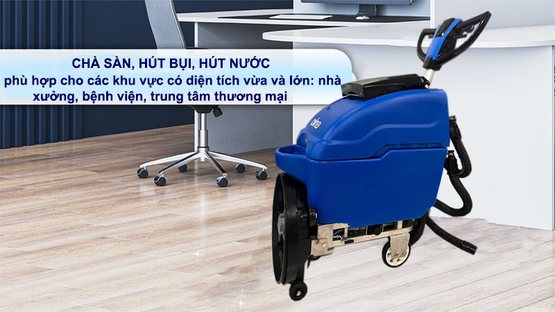 Máy chà sàn liên hợp đẩy tay dùng điện Anko 2A - Hàng chính hãng