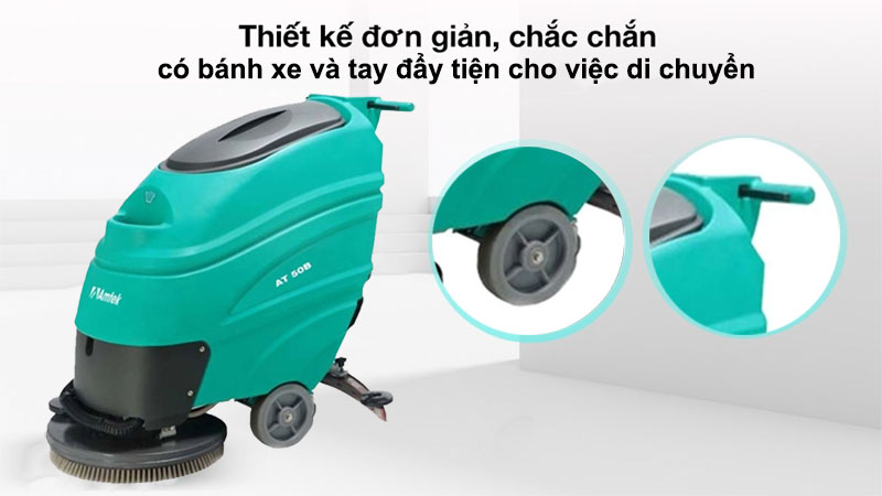 Thiết kế của Máy chà sàn liên hợp dùng bình acquy Amtek AT50B