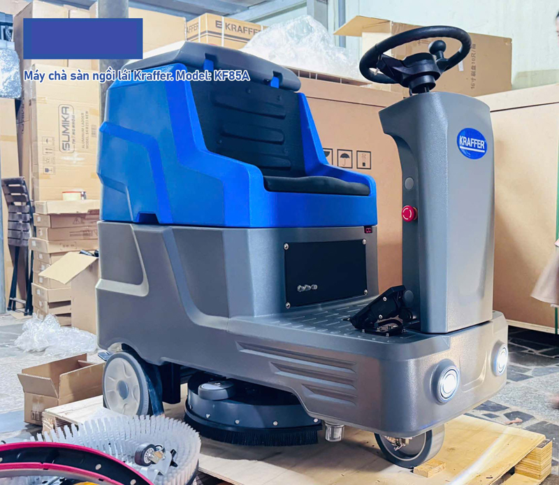 Máy chà sàn ngồi lái Kraffer KF85A - Hàng chính hãng