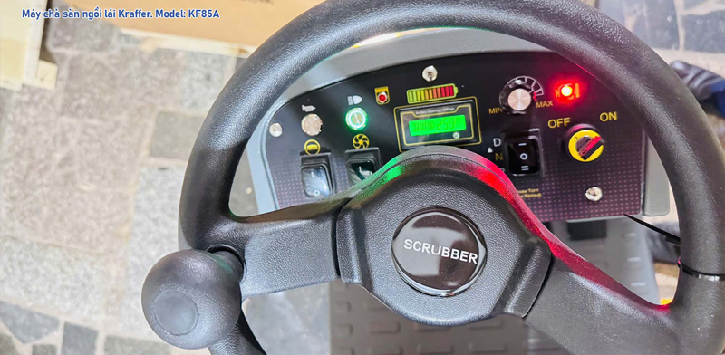Máy chà sàn ngồi lái Kraffer KF85A - Hàng chính hãng