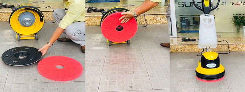 Máy chà sàn công nghiệp Hiclean HC154A - Hàng chính hãng