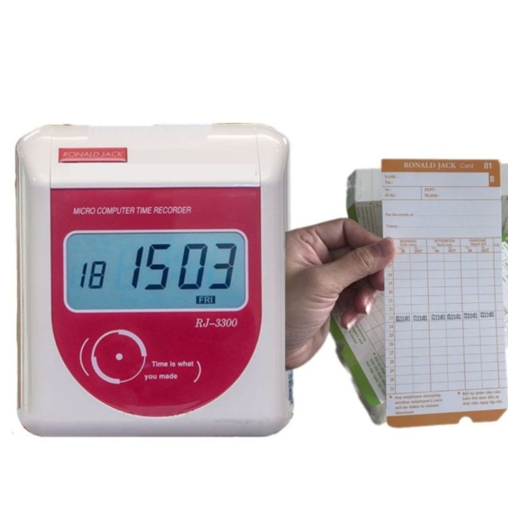 Đồng hồ LCD hiển thị rõ nét về thời gian