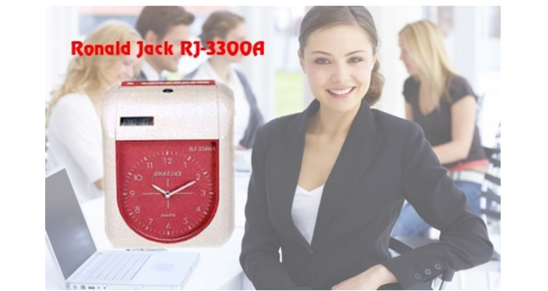 Máy chấm công thẻ giấy Ronald Jack RJ-3300A - Hàng chính hãng