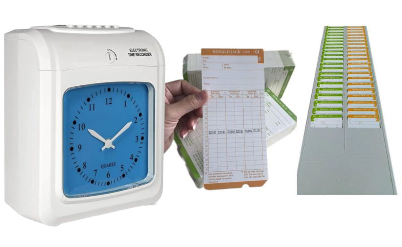 Máy chấm công thẻ giấy Ronald Jack TM-LY268 - Hàng chính hãng