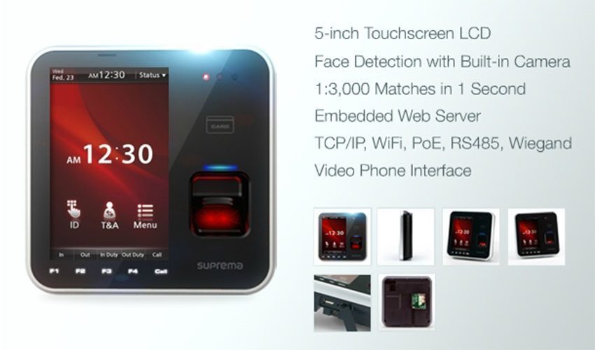 Máy chấm công và kiểm soát ra vào Suprema BIOSTATION T2 BST2MW-OC - Hàng chính hãng