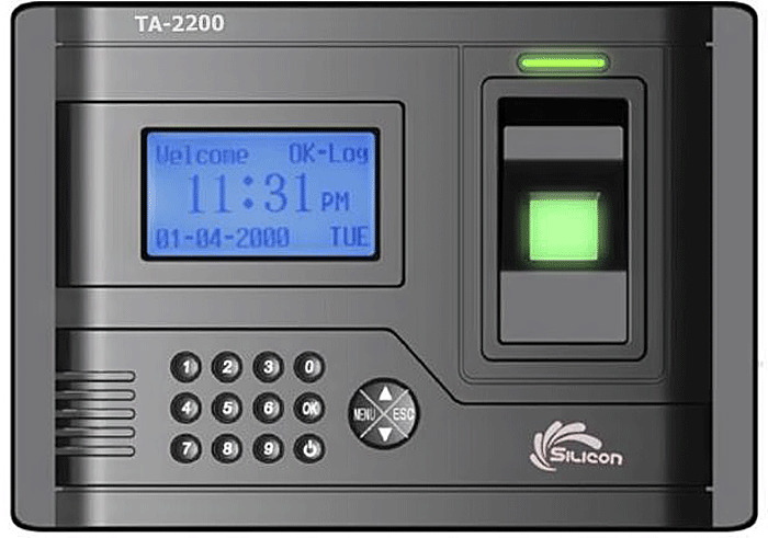 Máy chấm công vân tay Silicon TA2200 - Hàng chính hãng