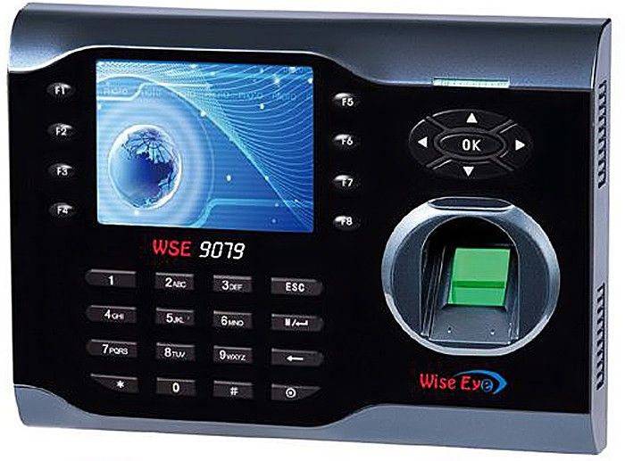 Máy chấm công vân tay và thẻ cảm ứng Wise Eye 9079 - Hàng chính hãng