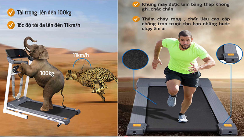 Máy chạy bộ Buheung MK-214A  - Hàng chính hãng