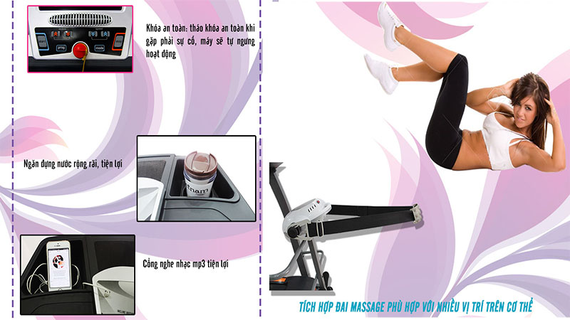 Máy chạy bộ Buheung MK-216 - Hàng chính hãng