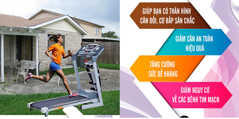 Máy chạy bộ Buheung MK-216 - Hàng chính hãng