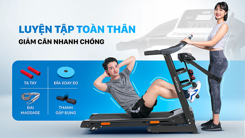 Máy chạy bộ Daikiosan DVCB-00004 - Hàng chính hãng