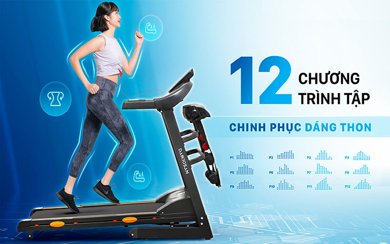 Máy chạy bộ Daikiosan DVCB-00005 - Hàng chính hãng