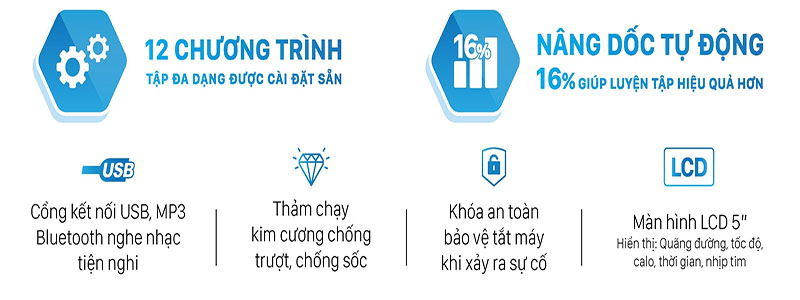 Máy chạy bộ Daikiosan DVCB-00007