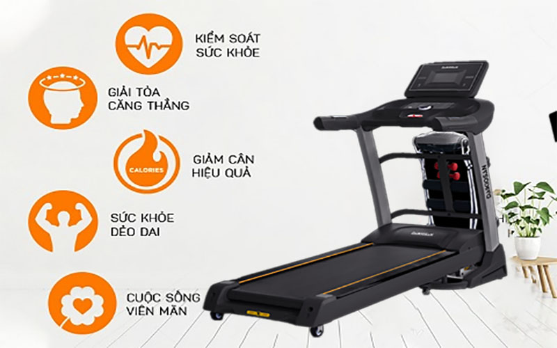Máy chạy bộ Daikiosan DVCB-00008 - Hàng chính hãng