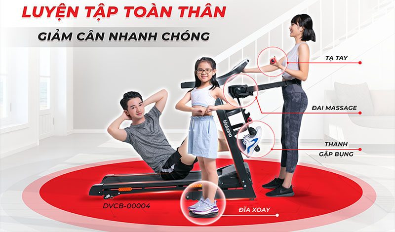 Máy chạy bộ Makano DVCB-00004 - Hàng chính hãng