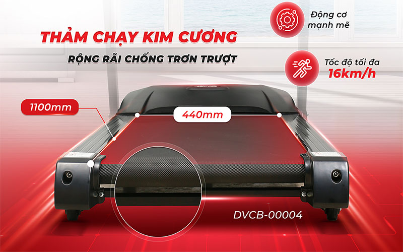 Máy chạy bộ Makano DVCB-00004 - Hàng chính hãng