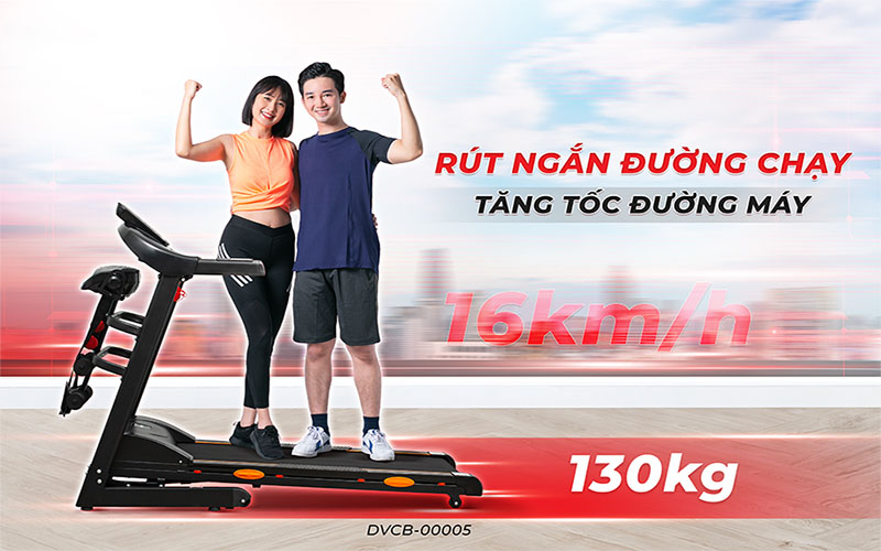 Máy chạy bộ đa năng Makano DVCB-00005 - Hàng chính hãng