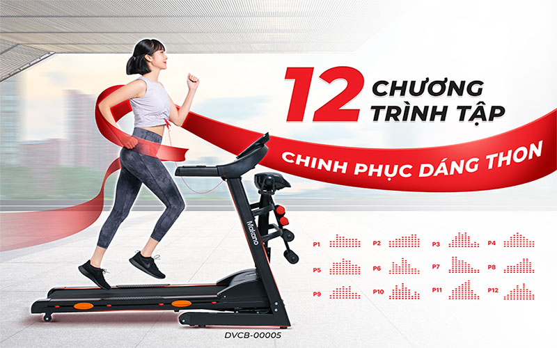Máy chạy bộ đa năng Makano DVCB-00005 - Hàng chính hãng