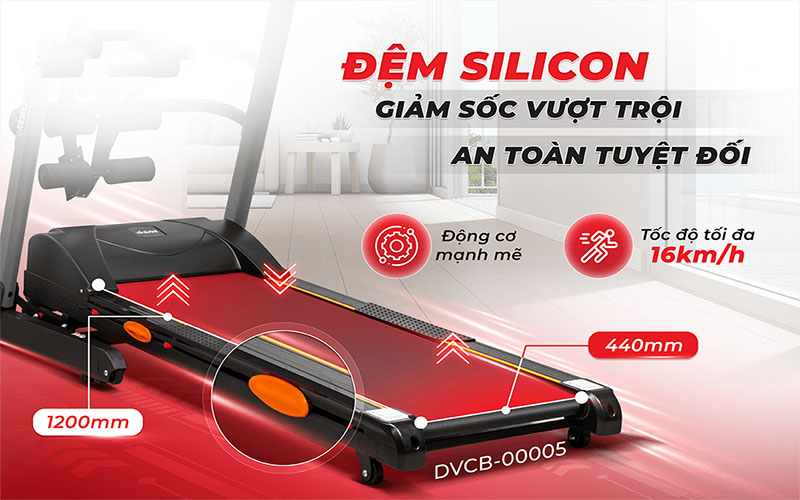 Máy chạy bộ đa năng Makano DVCB-00005 - Hàng chính hãng