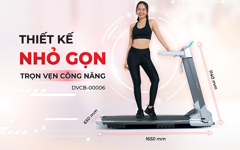 Máy chạy bộ Makano DVCB-00006 - Hàng chính hãng