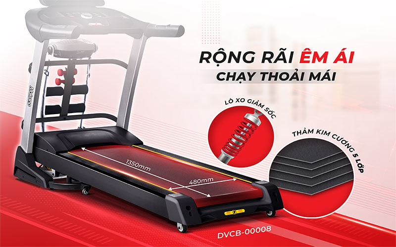 Máy chạy bộ Makano DVCB-00008 - Hàng chính hãng