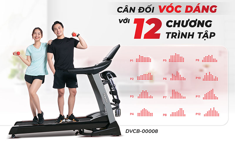 Máy chạy bộ Makano DVCB-00008 - Hàng chính hãng
