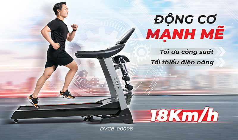 Máy chạy bộ Makano DVCB-00008 - Hàng chính hãng