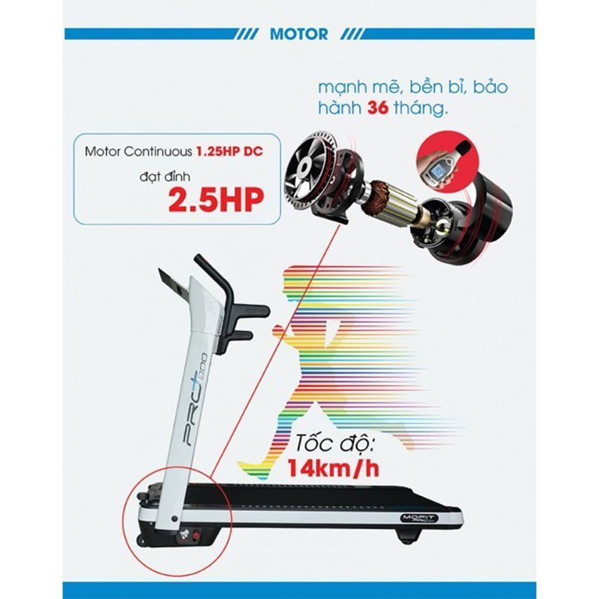 Máy chạy bộ Mofit PRO 900 - Hàng chính hãng