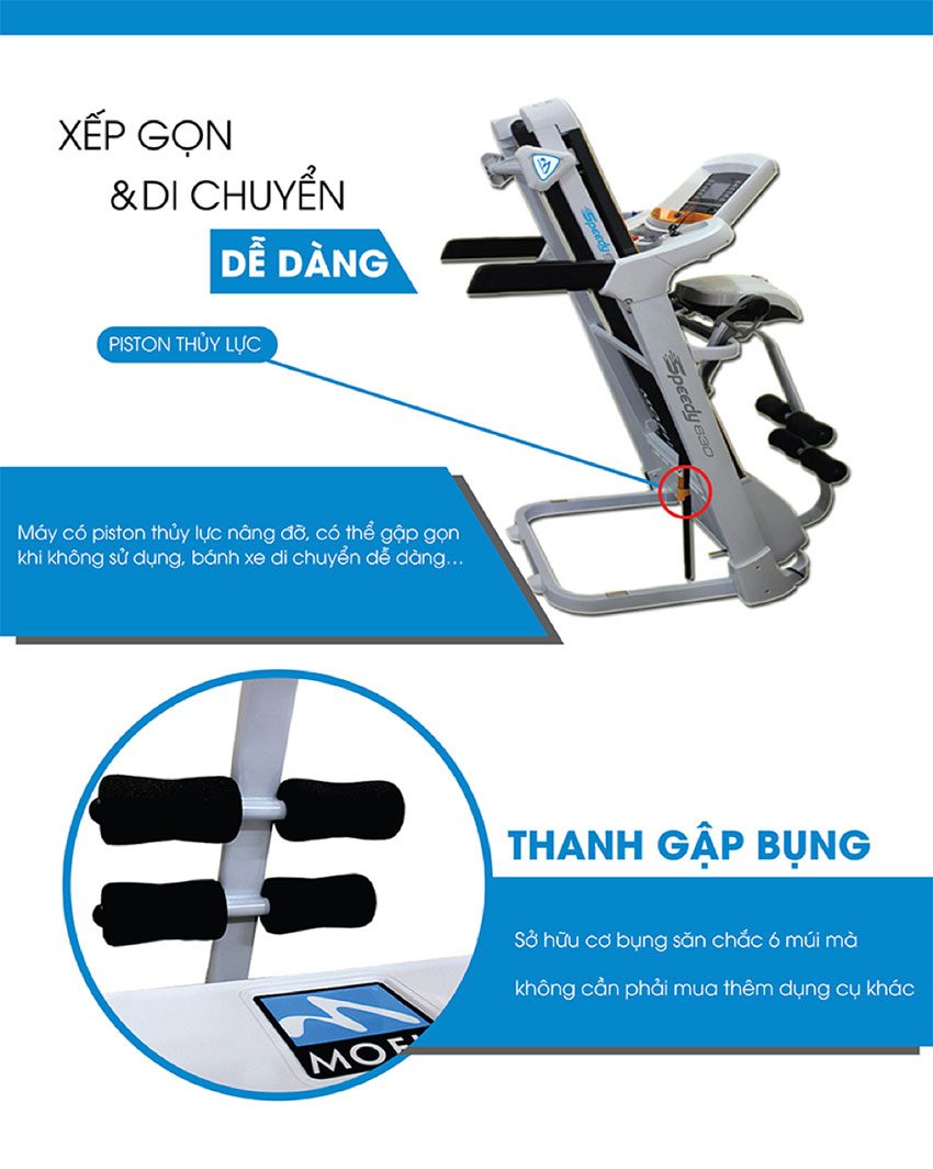 Máy chạy bộ điện Mofit SP630 - Hàng chính hãng