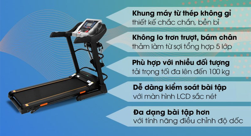 Máy chạy bộ thể dục Air Bike T800 - Hàng chính hãng