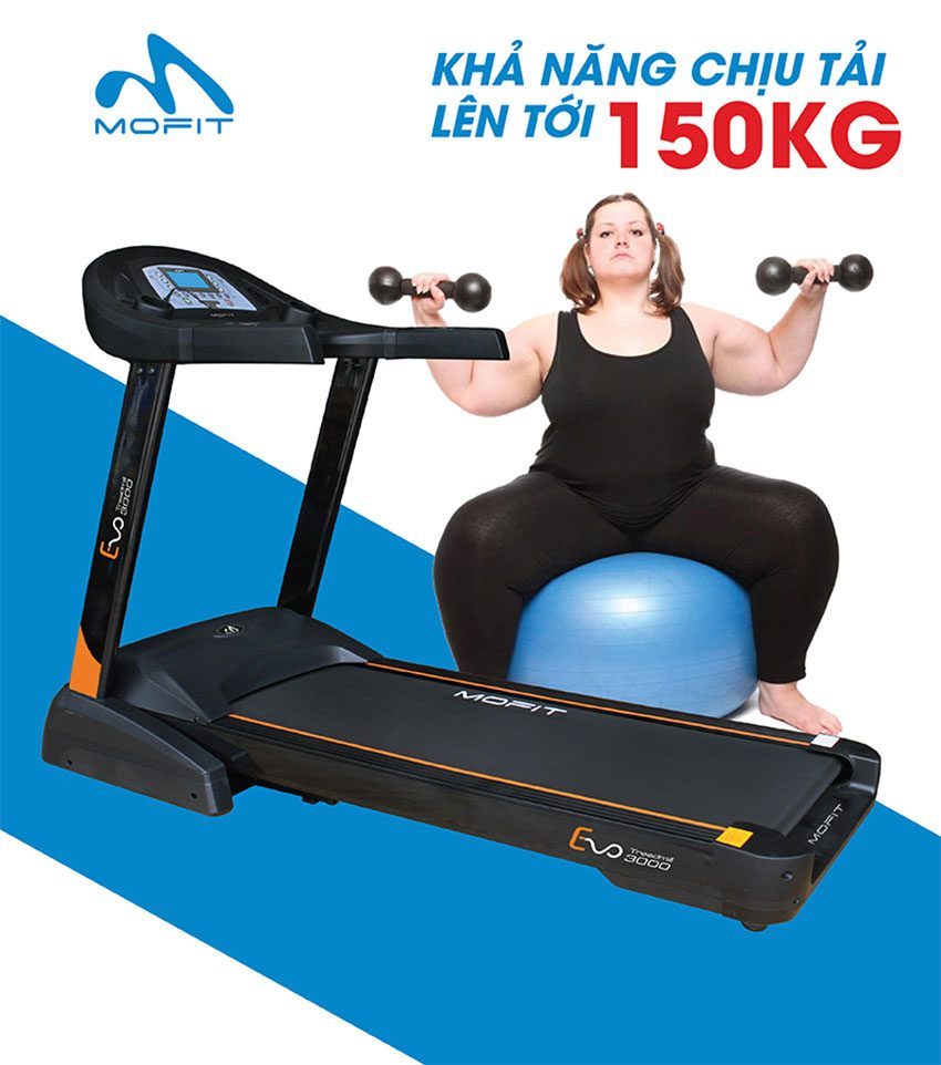 Máy chạy bộ điện Mofit EVO3000 - Hàng chính hãng