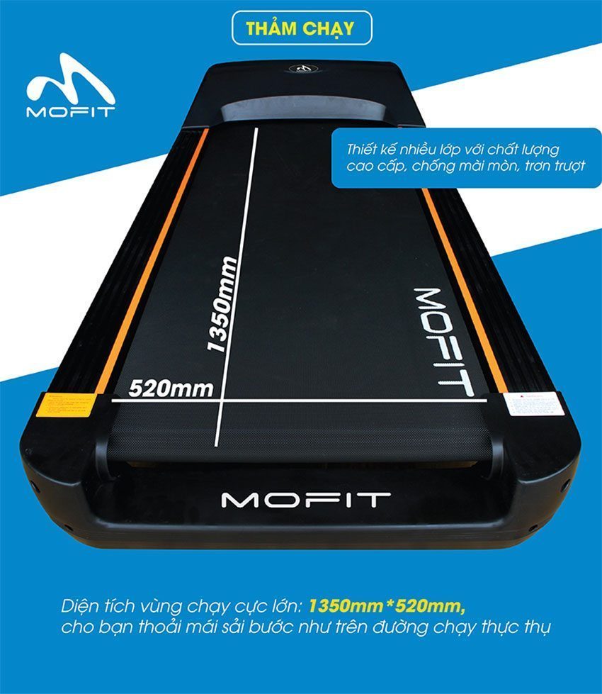 Máy chạy bộ điện Mofit EVO3000 - Hàng chính hãng