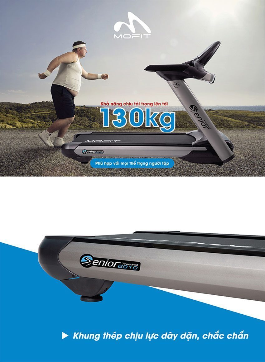 Máy chạy điện cao cấp Mofit Senior 6910 - Hàng chính hãng
