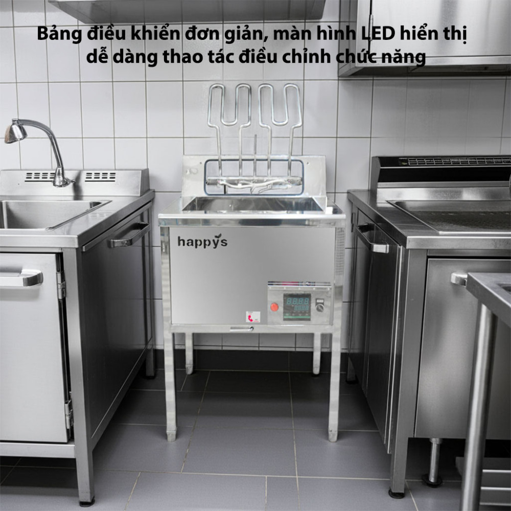 Máy chiên điện 30L Happys HWF-30L - Hàng chính hãng