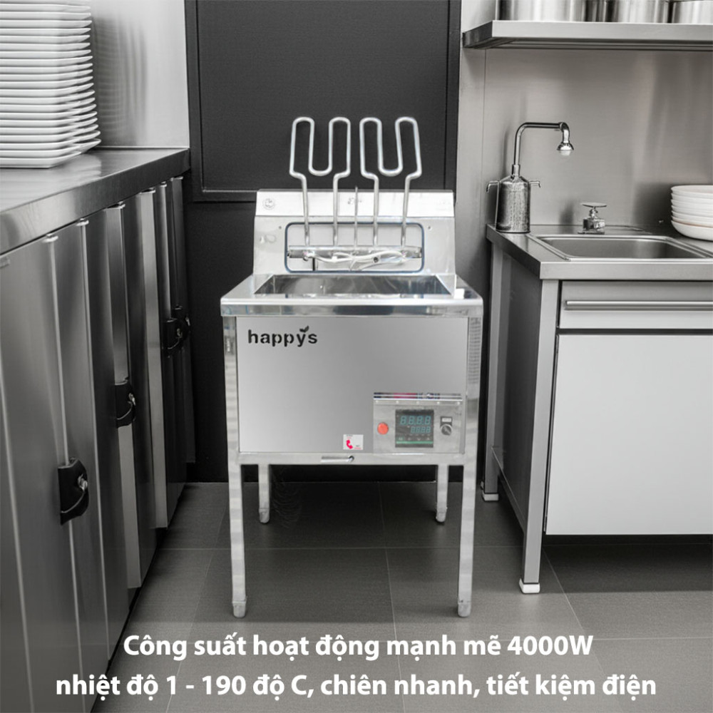 Máy chiên điện 30L Happys HWF-30L - Hàng chính hãng