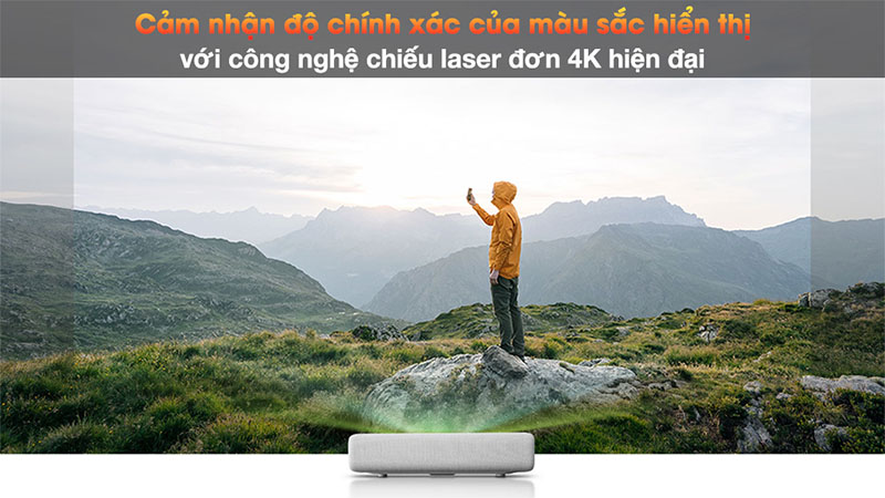 Máy chiếu siêu gần Laser 4K Samsung The Premiere LSP7T - Hàng chính hãng