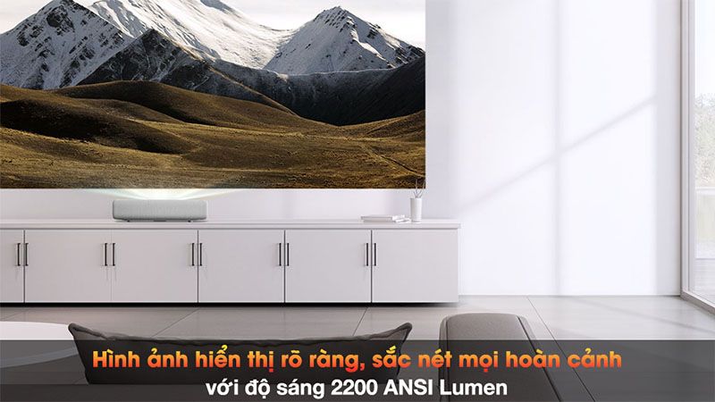 Máy chiếu siêu gần Laser 4K Samsung The Premiere LSP7T - Hàng chính hãng