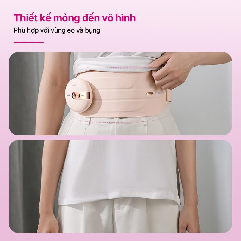 Máy chườm ấm vùng bụng Philips PPM4325  - Hàng chính hãng