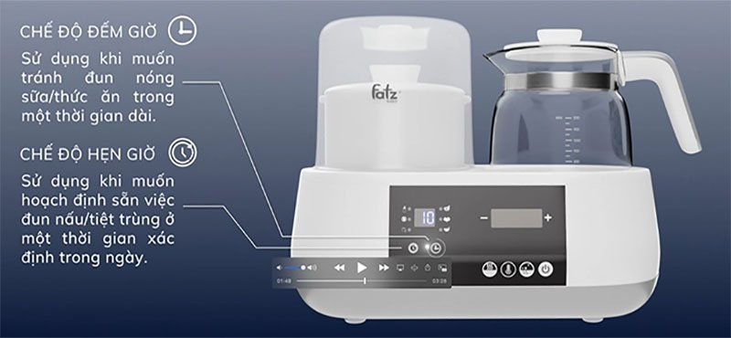 Máy đa năng điện tử Fatzbaby Multimax 1 FB9002SJ - Hàng chính hãng