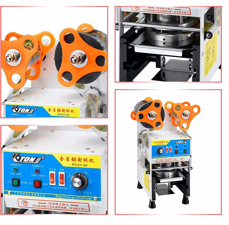 Máy dán miệng ly tự động Eton ET-Q7 - Hàng chính hãng