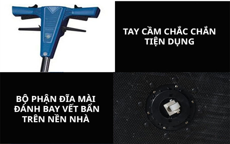 Máy đánh bóng sàn công nghiệp Hiclean HC1500 - Hàng chính hãng