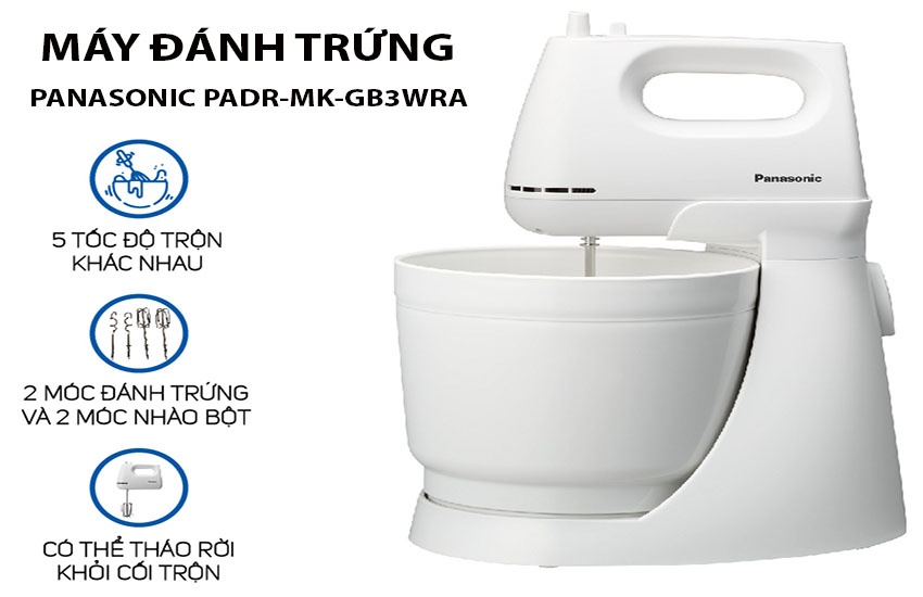 Thiết kế của Máy đánh trứng Panasonic PADR-MK-GB3WRA