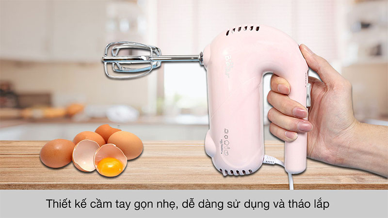 Máy đánh trứng cầm tay Bear DDQ-A01G1 - Hàng chính hãng
