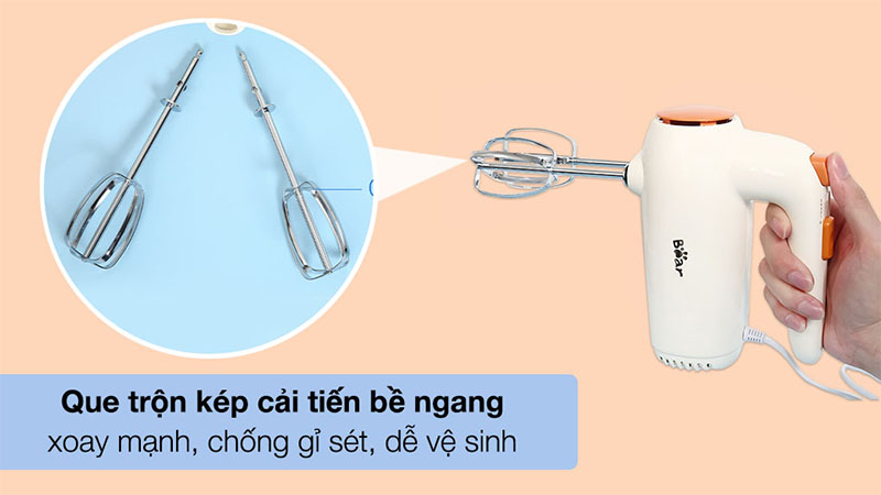 Máy đánh trứng cầm tay Bear DDQ-B01K1 - Hàng chính hãng
