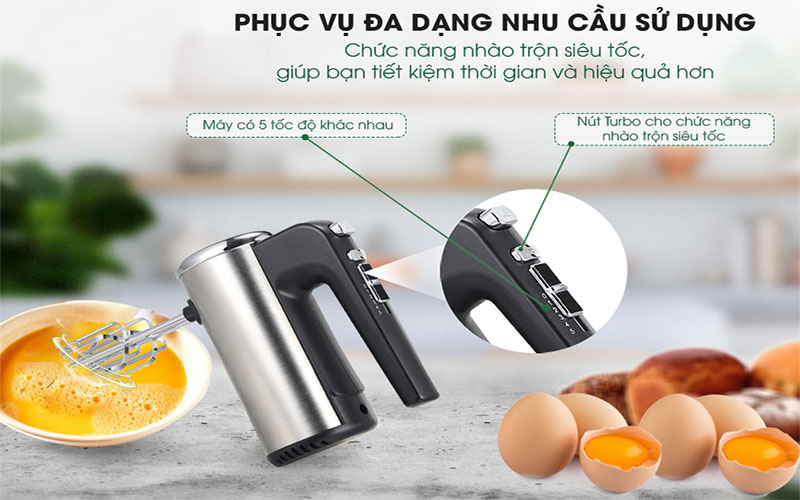 Máy đánh trứng cầm tay FujiMaster FJM-1122 - Hàng chính hãng