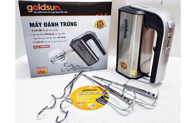 Máy đánh trứng cầm tay Goldsun GHM4640 - Hàng chính hãng