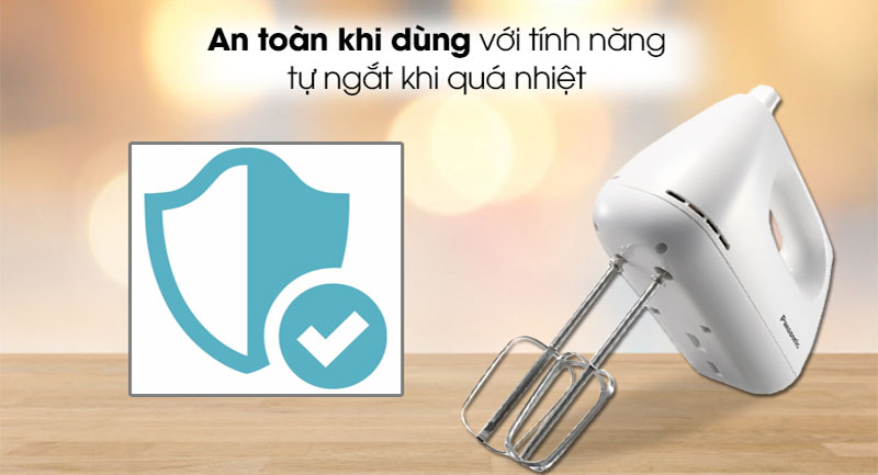 Máy đánh trứng cầm tay Panasonic MK-GH3WRA - Hàng chính hãng