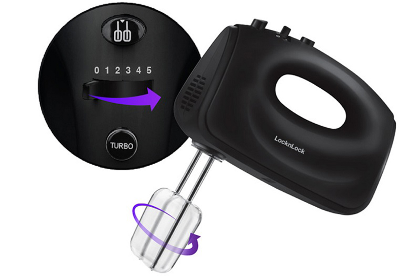 Có 5 tốc độ giúp người dùng thay đổi tốc độ nhanh chóng